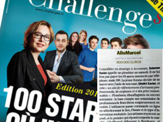 AlloMarcel, startup où investir en 2016 pour le magazine Challenges