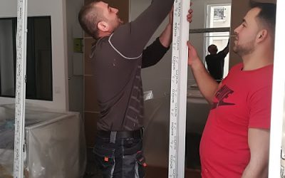 Pose de fenêtres PVC double vitrage en rénovation dans un appartement à Issy-les-Moulineaux